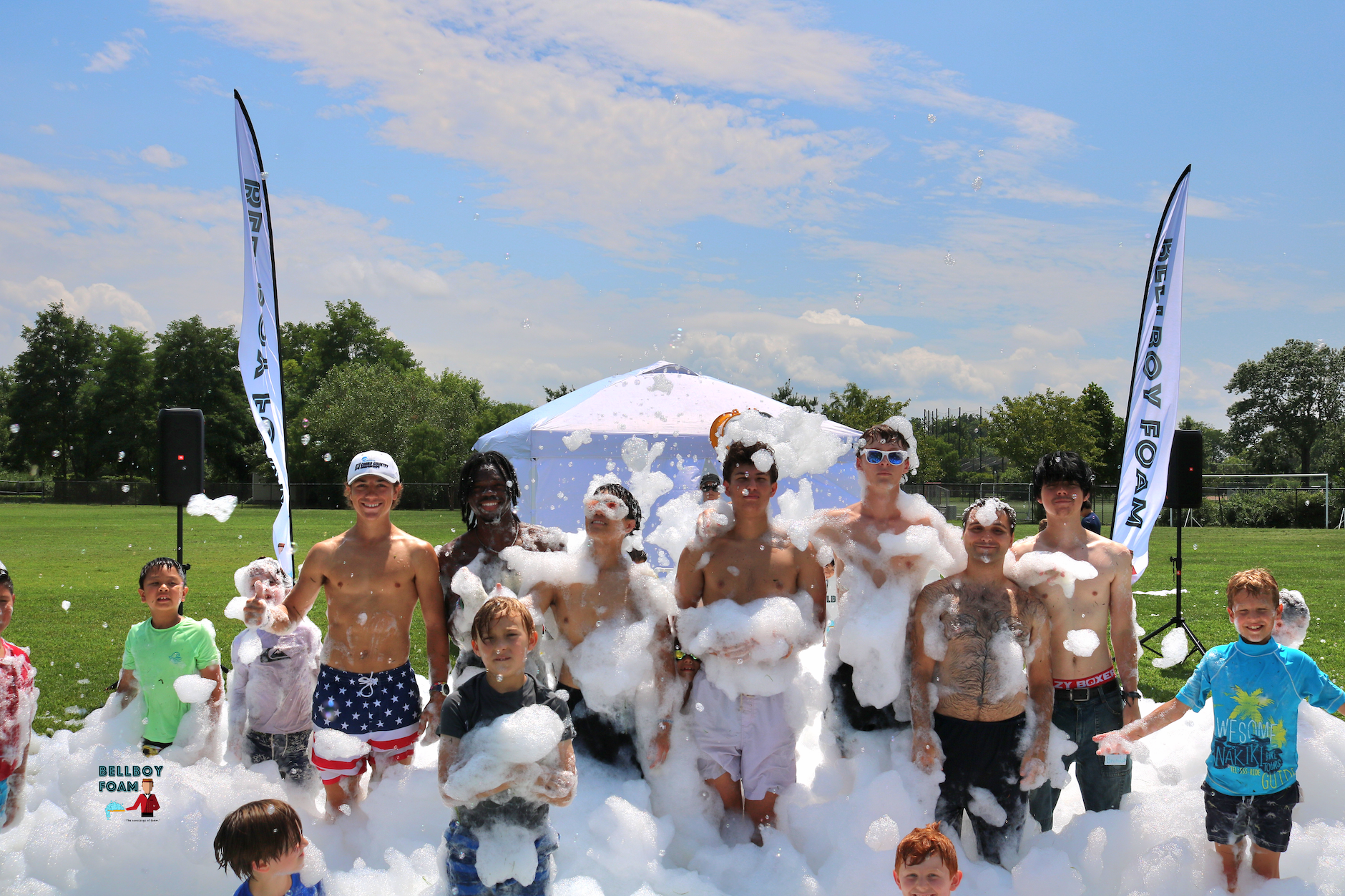 glow foam party service